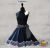 Petticoat Kleid 60er Jahre Schwarz Weiß Punkte Tellerrock