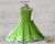 Petticoat Kleid 60er Jahre Punkte hellgrün 