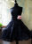 Petticoat Tüll Unterrock schwarz und doppellagig