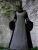 Dunkelelfen Kleid Mittelalter Brokat Kapuze 