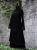Mittelalterkleid "Raissa" Unterkleid knielang schwarz grün