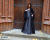 Kleid Mittelalter Schwarz Grau Kapuze Larp Wikinger Gothic