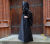 Edles Mittelalterkleid "Tuula" Schwarz Grau Silberborte
